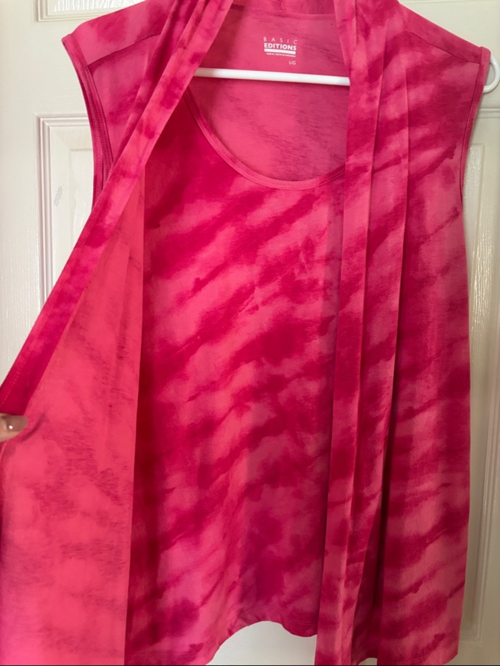Basic Editions Tie-Dye Tank Top - Picture 5 of 8